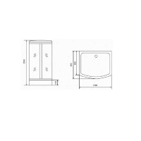 Душевая кабина Timo Standart T-1115-T-STUN, 120 x 90 см, стекло тонированное, профиль хром, хамам