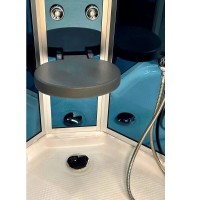 Душевая кабина Timo Standart T-1115-T-STUN, 120 x 90 см, стекло тонированное, профиль хром, хамам