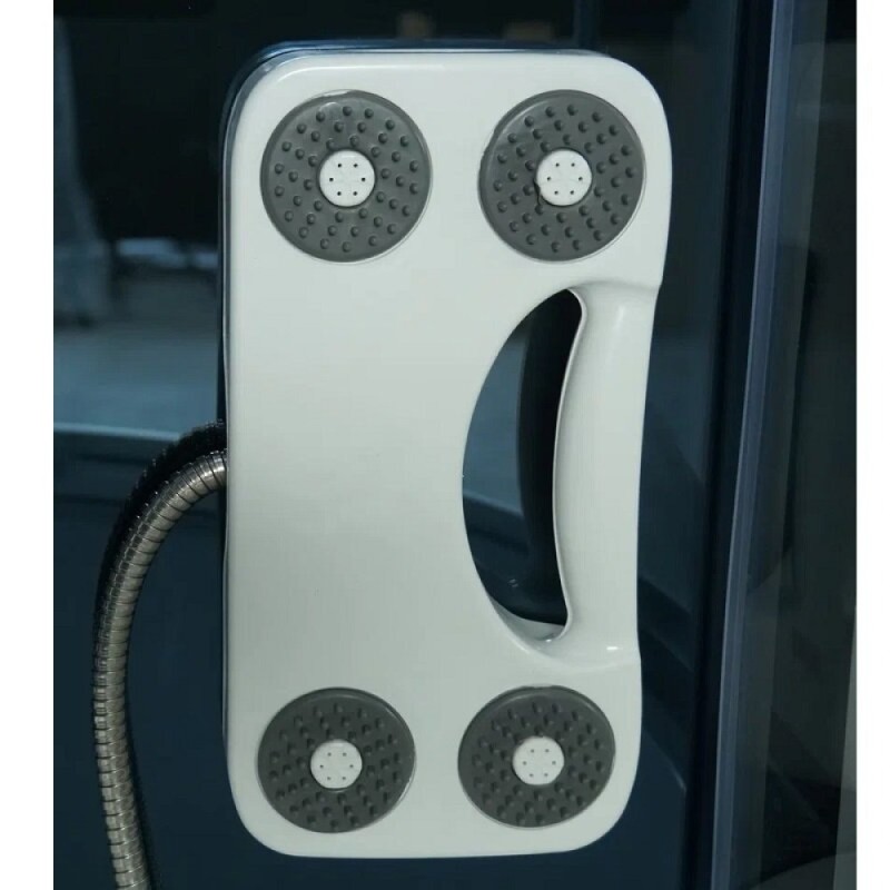 Душевая кабина Timo Standart T-1140-T-STUN, 140 x 88 см, стекло тонированное, профиль хром, хамам