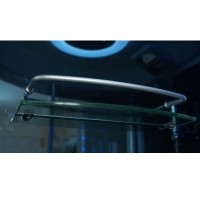 Душевая кабина Timo Standart T-1150-T-STUN, 150 x 88 см, стекло тонированное, профиль хром, хамам