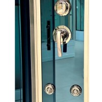 Душевая кабина Timo Standart T-1170-T-STUN, 170 x 88 см, стекло тонированное, профиль хром, хамам