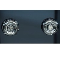 Душевая кабина Timo Standart T-1190-T-STUN, 90 x 90 см, стекло тонированное, профиль хром, хамам