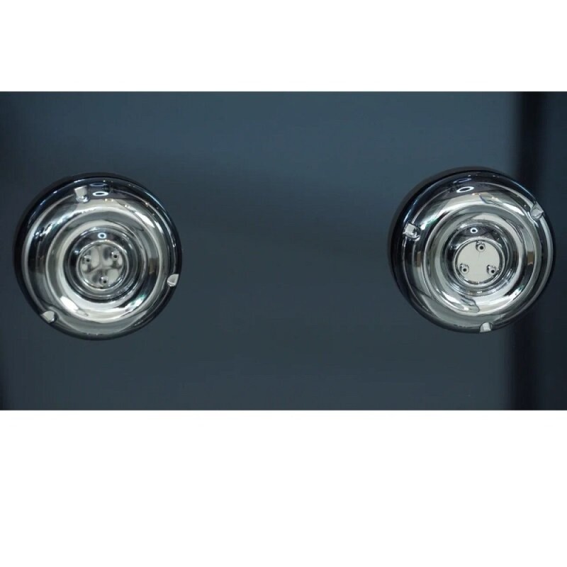 Душевая кабина Timo Standart T-1190-T-STUN, 90 x 90 см, стекло тонированное, профиль хром, хамам