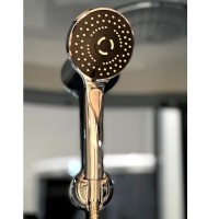 Душевая кабина Timo Standart T-1190-T-STUN, 90 x 90 см, стекло тонированное, профиль хром, хамам