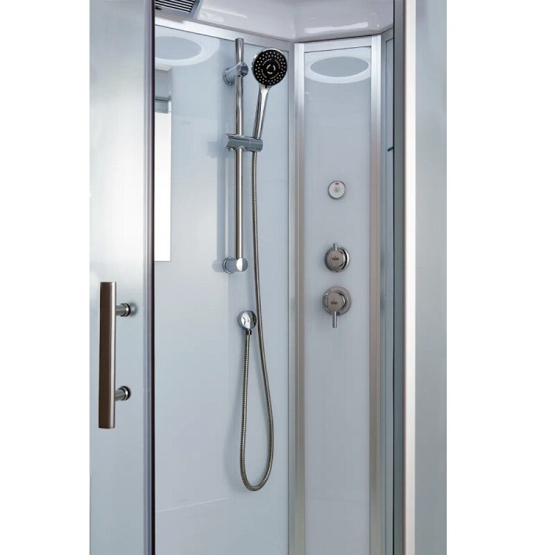 Душевая кабина Timo Standart T-6650SF-T-STUN, 150 x 88 см, стекло матовое, профиль хром, хамам