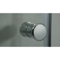 Душевая кабина Timo Lux T-7709(NEW), 90 x 90 см, c крышей, с гидромассажем, низкий поддон, стекла прозрачные, профиль хром