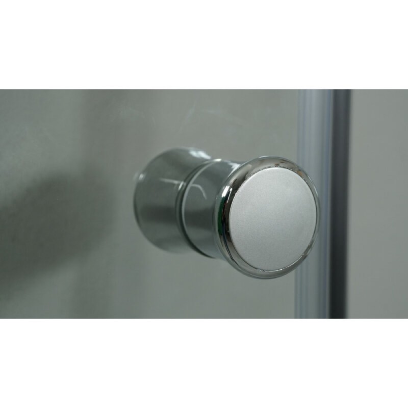 Душевая кабина Timo Lux T-7709(NEW), 90 x 90 см, c крышей, с гидромассажем, низкий поддон, стекла прозрачные, профиль хром