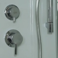 Душевая кабина Timo Lux T-7709-T-STUN, 90 x 90 см, стекло прозрачное, профиль хром, хамам