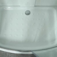 Душевая кабина Timo Lux T-7715-T-STUN-T-CH/C, 90 x 120 см, стекло прозрачное, профиль хром, хамам, стул