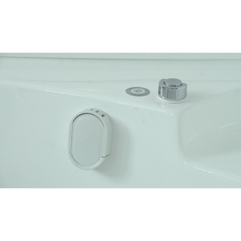 Душевой бокс Timo Lux T-7735C, 135 x 135 см, c крышей, высокий поддон, с гидромассажем, стекла прозрачные, профиль хром