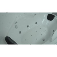 Душевой бокс Timo Lux T-7735C, 135 x 135 см, c крышей, высокий поддон, с гидромассажем, стекла прозрачные, профиль хром