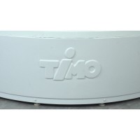 Душевой бокс Timo Lux T-7735C, 135 x 135 см, c крышей, высокий поддон, с гидромассажем, стекла прозрачные, профиль хром