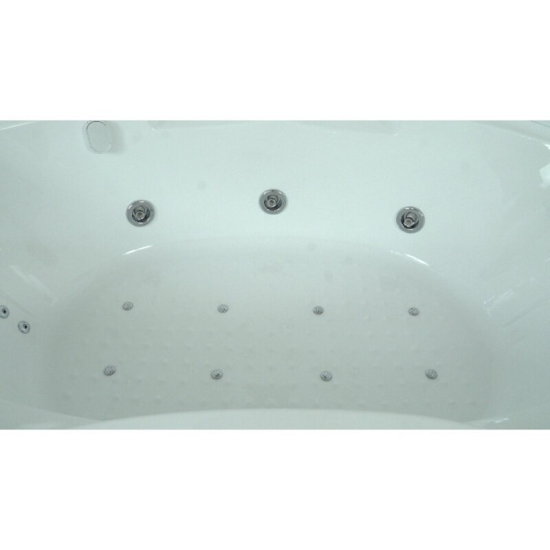 Душевой бокс Timo Lux T-7735C, 135 x 135 см, c крышей, высокий поддон, с гидромассажем, стекла прозрачные, профиль хром