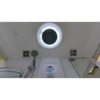 Душевой бокс Timo Lux T-7750(NEW), 150 x 88 см, c крышей, высокий поддон, с гидромассажем, стекла прозрачные, профиль хром