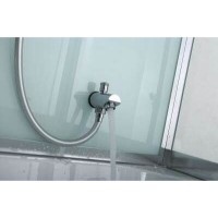 Душевая кабина Timo Comfort T-8801F Fabric Glass, стекло матовое, 100 x 100 см