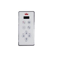 Душевая кабина Timo Comfort Fabric Glass, T-8825F-T-STUN, 120 x 120 см, стекло матовое, профиль хром, хамам