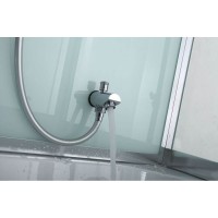 Душевой бокс Timo Comfort T-8855F Fabric Glass, стекло матовое, 150 x 150 см