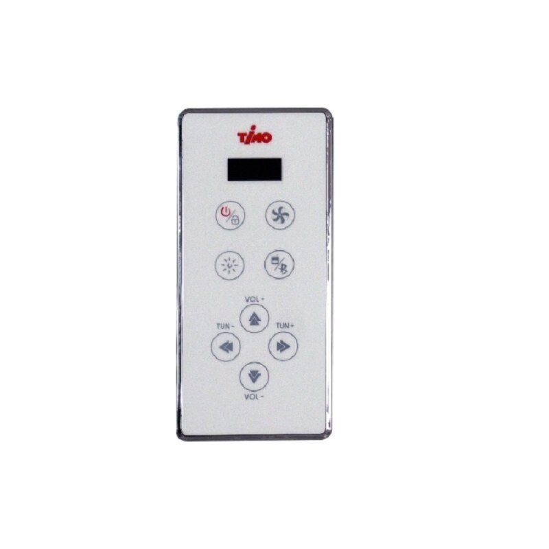 Душевая кабина Timo Comfort Fabric Glass, T-8855F-T-STUN, 150 x 150 см, стекло матовое, профиль хром, хамам