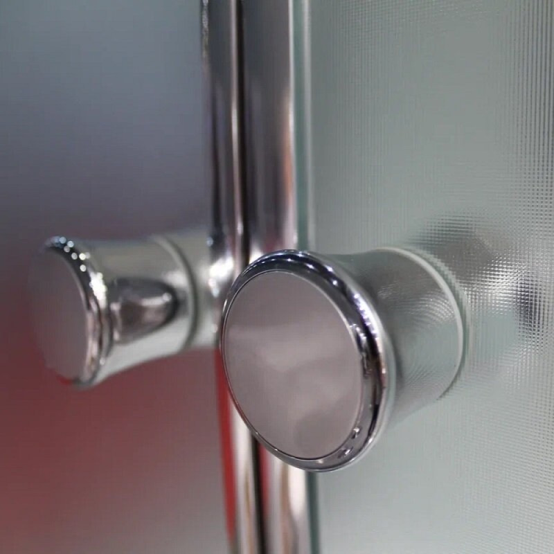 Душевая кабина Timo Comfort Fabric Glass, T-8890F-T-STUN, 90 x 90 см, стекло матовое, профиль хром, хамам