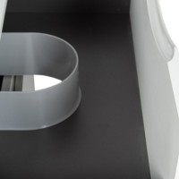 Тумба с раковиной подвесная 60см белая глянцевая BOND T01600-S05W