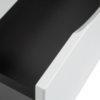 Тумба с раковиной подвесная 60см белая глянцевая BOND T01600-S05W