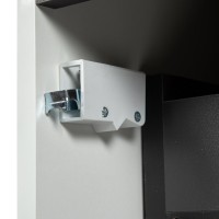 Тумба подвесная 80см белая глянцевая BOND T01800-S05W с белой раковиной S05-800