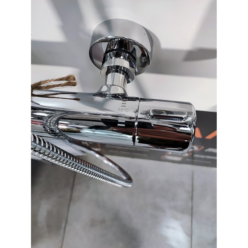 Душевая система Orange Thermo T02S3-912cr c термостатом, хром глянцевый