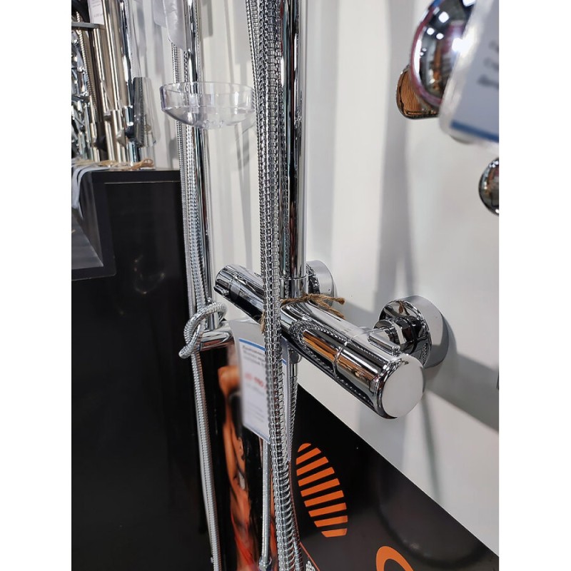 Душевая система Orange Thermo T02S3-912cr c термостатом, хром глянцевый