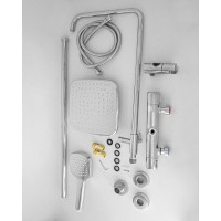 Душевая система Orange Thermo c термостатом, хром глянцевый, T02S4-912cr