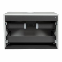 BOND T05805-S01600 Тумба c раковиной подвесная с белой столешницей