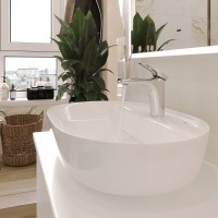 BOND T05805-S01600 Тумба c раковиной подвесная с белой столешницей