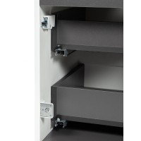 BOND T05805-S54620 Тумба c раковиной подвесная с белой столешницей