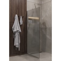 Душевая стенка Timo T09, 90 х 195 см, со свободным входом, стекло матовое, профиль хром
