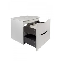 BOND T55605-S01410 Тумба c раковиной подвесная с белой столешницей