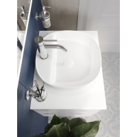 BOND T55605-S01410 Тумба c раковиной подвесная с белой столешницей