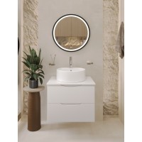 BOND T55605-S03410 Тумба c раковиной подвесная с белой столешницей