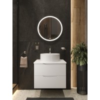 BOND T55605-S03410 Тумба c раковиной подвесная с белой столешницей