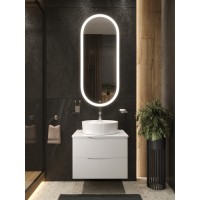 BOND T55605-S03430 Тумба c раковиной подвесная с белой столешницей