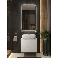 BOND T55605-S13500 Тумба c раковиной подвесная с белой столешницей