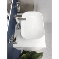 BOND T55605-S54450 Тумба c раковиной подвесная с белой столешницей