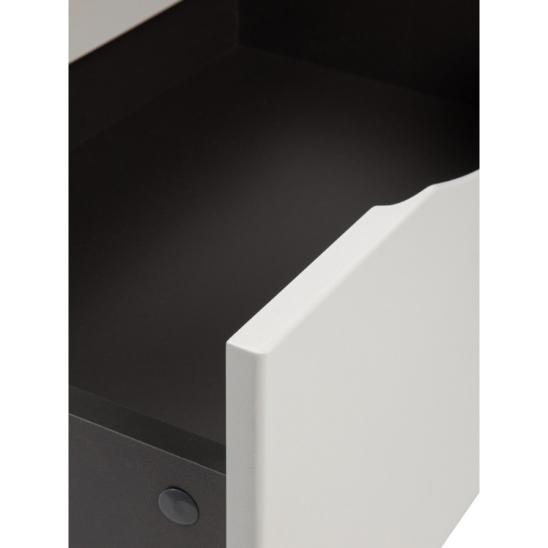 BOND T55605-S61500 Тумба c раковиной подвесная с белой столешницей