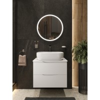 BOND T55605-S61500 Тумба c раковиной подвесная с белой столешницей