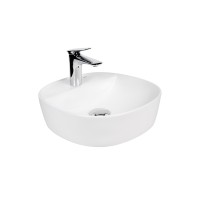 BOND T99605-S01410 Тумба c раковиной подвесная белая со столешницей под дерево