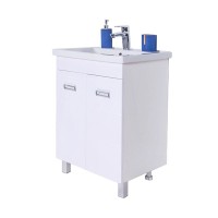 Тумба с раковиной Orange Таис Ta-60TUW+RA, напольная, белый