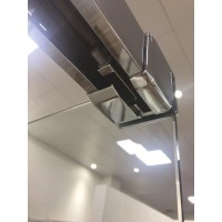 Шторка на ванну Cezares TANDEM-SOFT-VF-2-180/145-C-Cr-IV, 180 х 145 см, стекло прозрачное антикальций, профиль хром