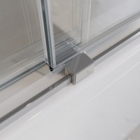 Шторка на ванну Cezares TANDEM-SOFT-VF-2-180/145-P-Cr, 180 х 145 см, стекло рифленое, цвет профиля хром