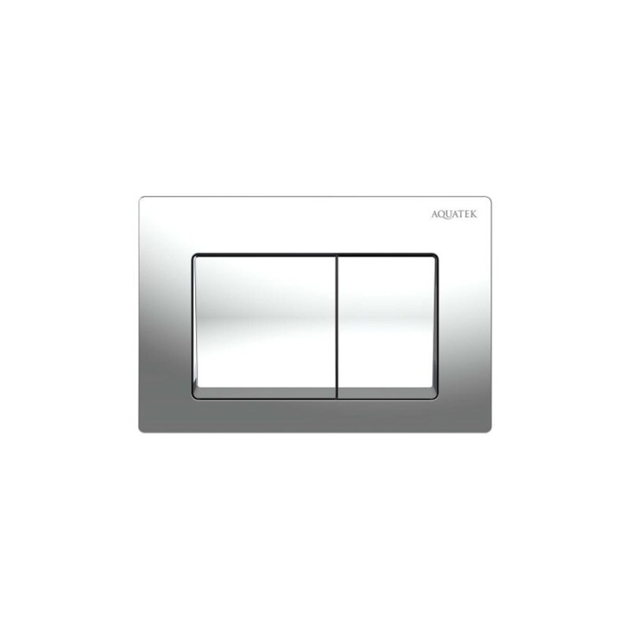 Клавиша смыва Aquatek Small TDI-0000005, механическая, цвет хром глянец