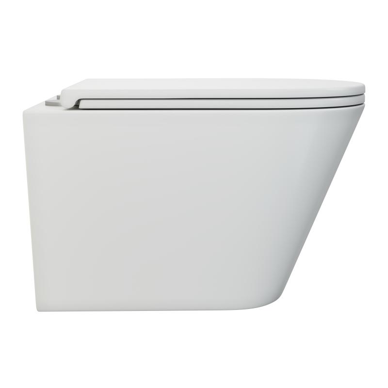 Подвесной унитаз Terminus Классик, 02W54x36W, безободковый, крышка-сиденье микролифт, белый