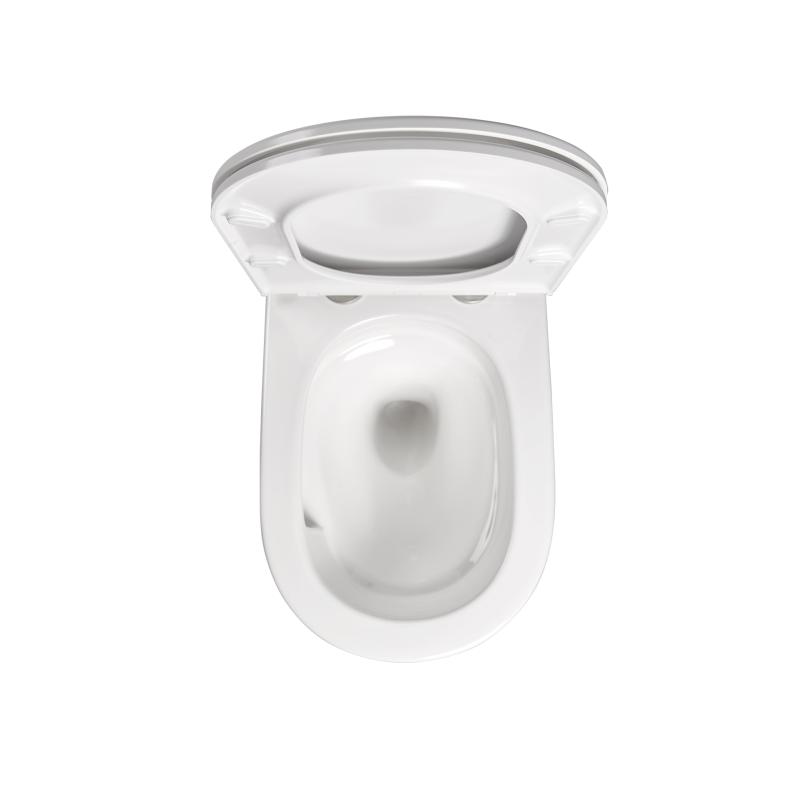 Подвесной унитаз Terminus Классик, 02W54x36W, безободковый, крышка-сиденье микролифт, белый