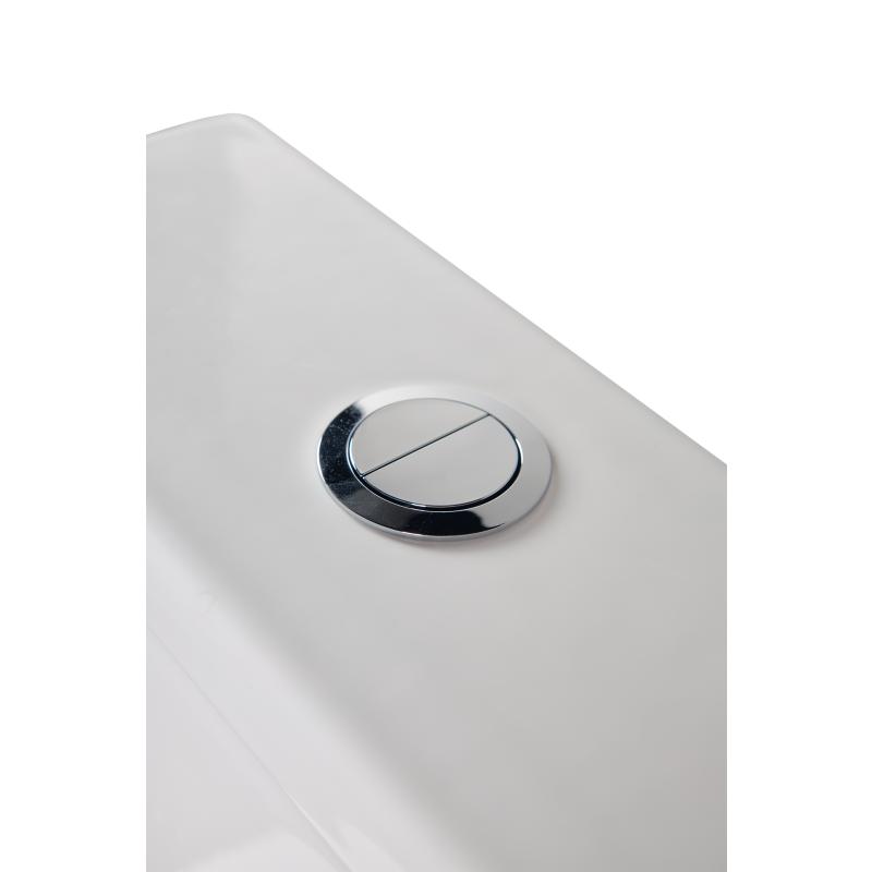 Унитаз-компакт Terminus Аврора, 11F62x39W, безободковый, крышка-сиденье микролифт, белый